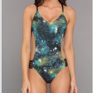 NWOT Volcom stone void galaxy monokini